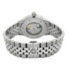 Back View Of Exhibition Back Case And Closed Stainless Steel Band Of RAYMOND WEIL 2731-ST-50001 Watch New Condition