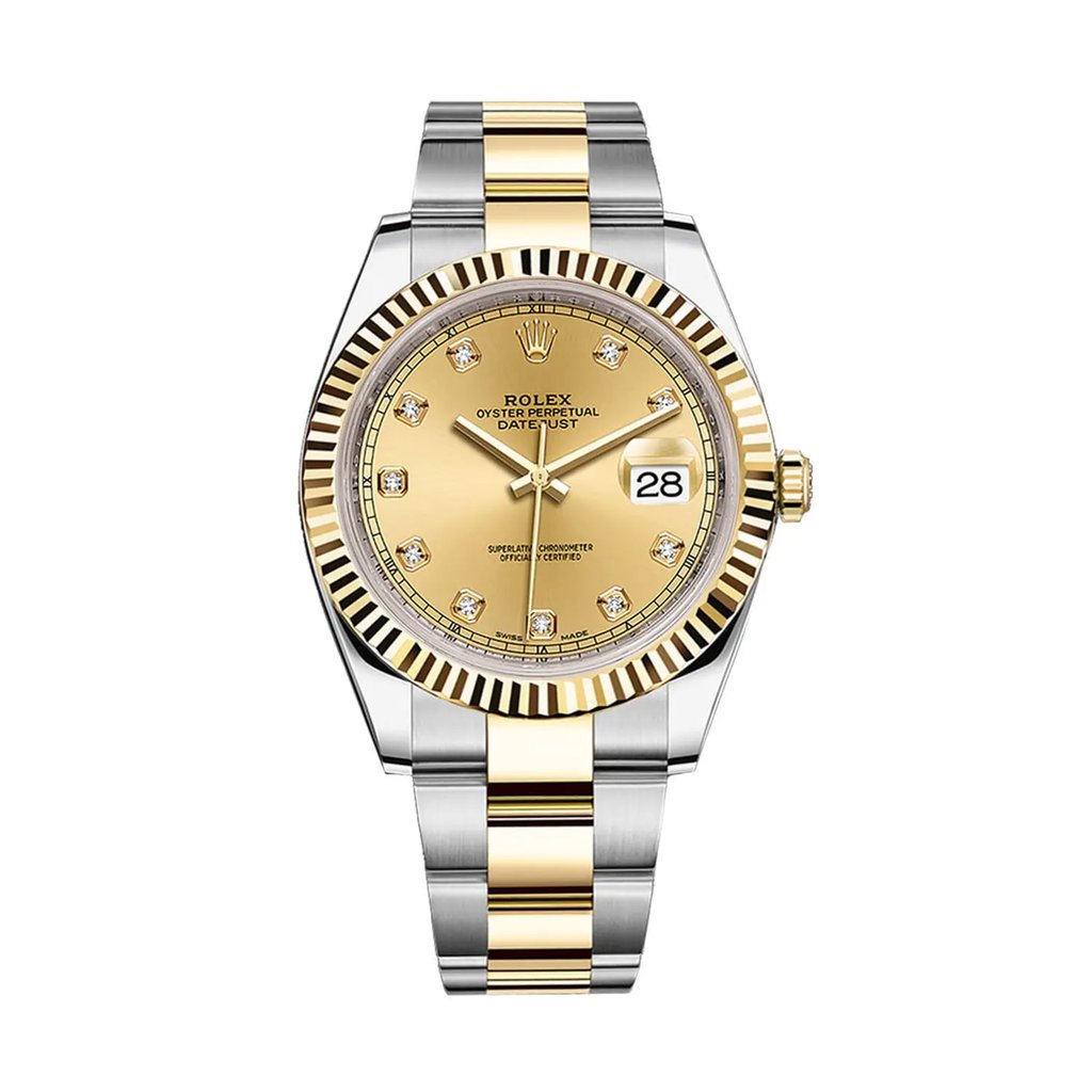 Front Full View Of Rolex 126333 Stainless Steel Watch Unworn Condition {Product Condition}
