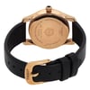 Back View Of Solid Back Case And Closed Leather Band Of Tissot T112.210.36.051.00 Watch Pre Owned Condition