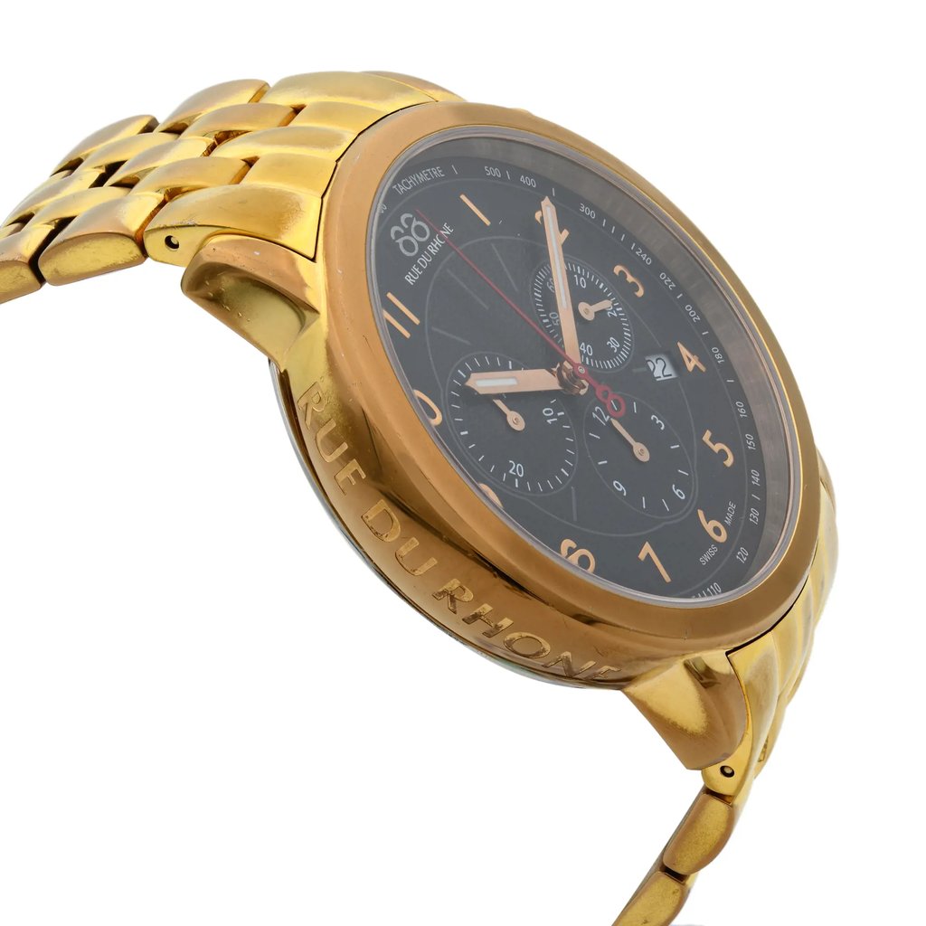 View Of Opposite Crown Facing Side Of 88 Rue Du 86CA120019 Stainless Steel Watch Pre Owned Condition