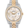 Up Close Front Facing Picture Of Rolex 116233 Stainless Steel Watch Pre Owned Condition
