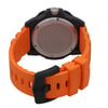 Back View Of Solid Back Case And Closed Rubber Band Of Luminox XS.3603 Watch Pre Owned Condition