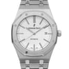 Up Close Front Facing Picture Of Audemars Piguet 15400ST {Case Material} Watch Pre Owned Condition