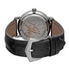 Back View Of Exhibition Back Case And Closed Leather Band Of Patek Philippe 7119G-010 Watch Pre Owned Condition