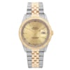 Front Full View Of Rolex 16263 Stainless Steel Watch Pre Owned Condition Good