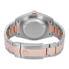 Back View Of Screwback Back Case And Closed Stainless Steel,Rose Gold Band Of Rolex 126331 Watch Unworn Condition