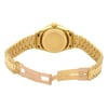 Back View Of {Caseback} Back Case And Open Gold Band Of Rolex 69178 Watch Pre Owned Condition