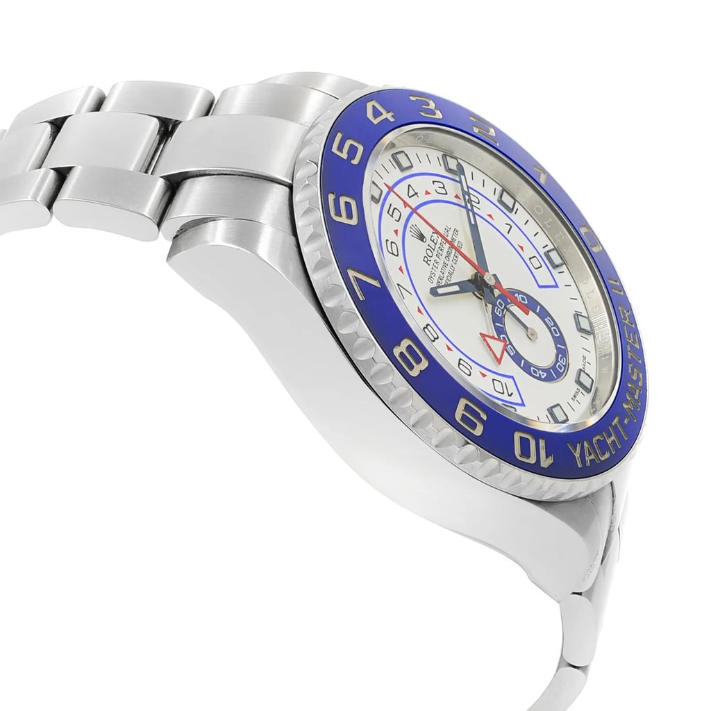 View Of Opposite Crown Facing Side Of Rolex 116680-0002 Stainless Steel Watch Pre Owned Condition