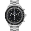 Up Close Front Facing Picture Of OMEGA 3510.50.00 Stainless Steel Watch Pre Owned Condition