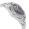 View Of Opposite Crown Facing Side Of Breitling AB042011/F561-375A Stainless Steel Watch Display Model Condition