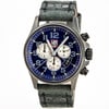 An image of a Wristwatch by Luminox. This Pre Owned item is designed for Men, featuring a Casual,Military style. It has a Quartz movement and an Analog display with a Blue dial color. The indices include 12-Hour Dial,Arabic Numerals,Seconds Hand. The band is made of Leather and the case is made of Stainless Steel. The watch has a Round shape with a case size of 42 mm and a case thickness of 14 mm.