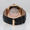 Back View Of Exhibition Back Case And Closed Leather Band Of Girard-Perregaux 49527-52-131-BK6A Watch Pre Owned Condition