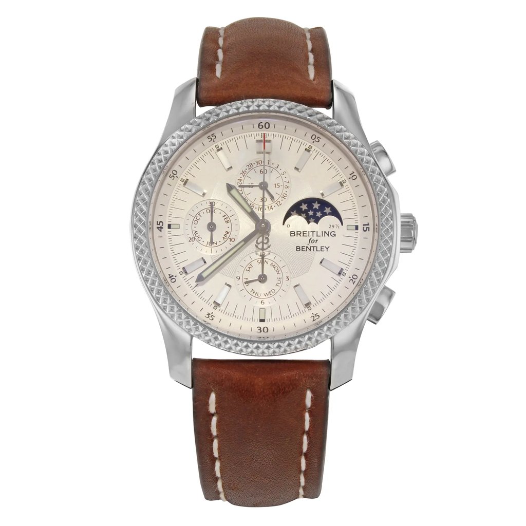 Front Full View Of Breitling P1936212/G629-437x Stainless Steel Watch Pre Owned Condition {Product Condition}