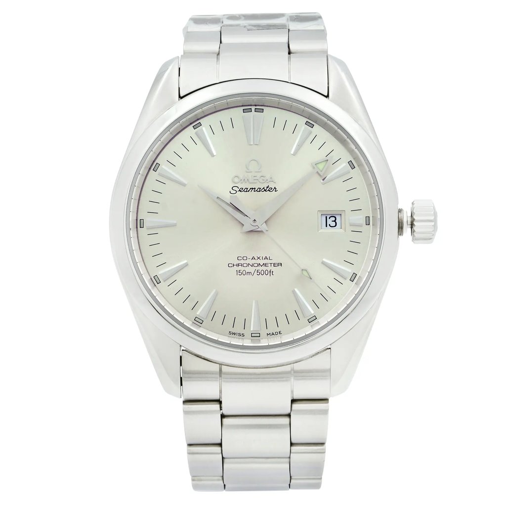 Front Full View Of OMEGA 2503.30.00 Stainless Steel Watch Pre Owned Condition {Product Condition}