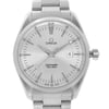 Up Close Front Facing Picture Of OMEGA 2517.30.00 Stainless Steel Watch Pre Owned Condition