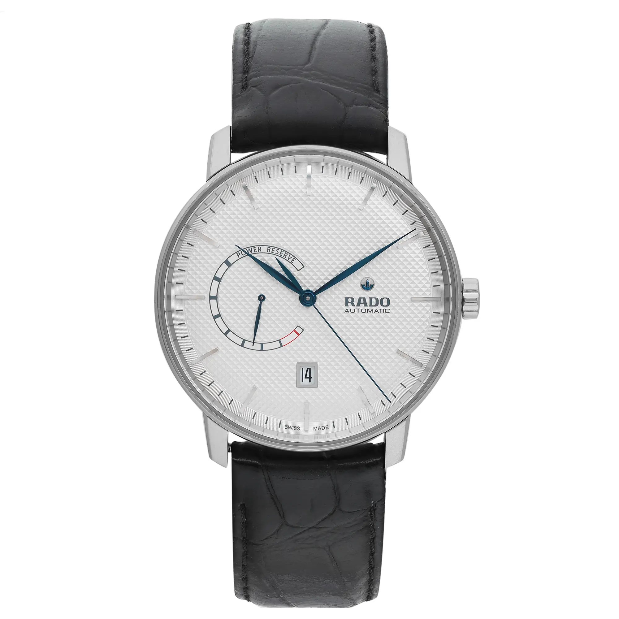 Front Full View Of Rado R22878015 Stainless Steel Watch Pre Owned Condition Fair