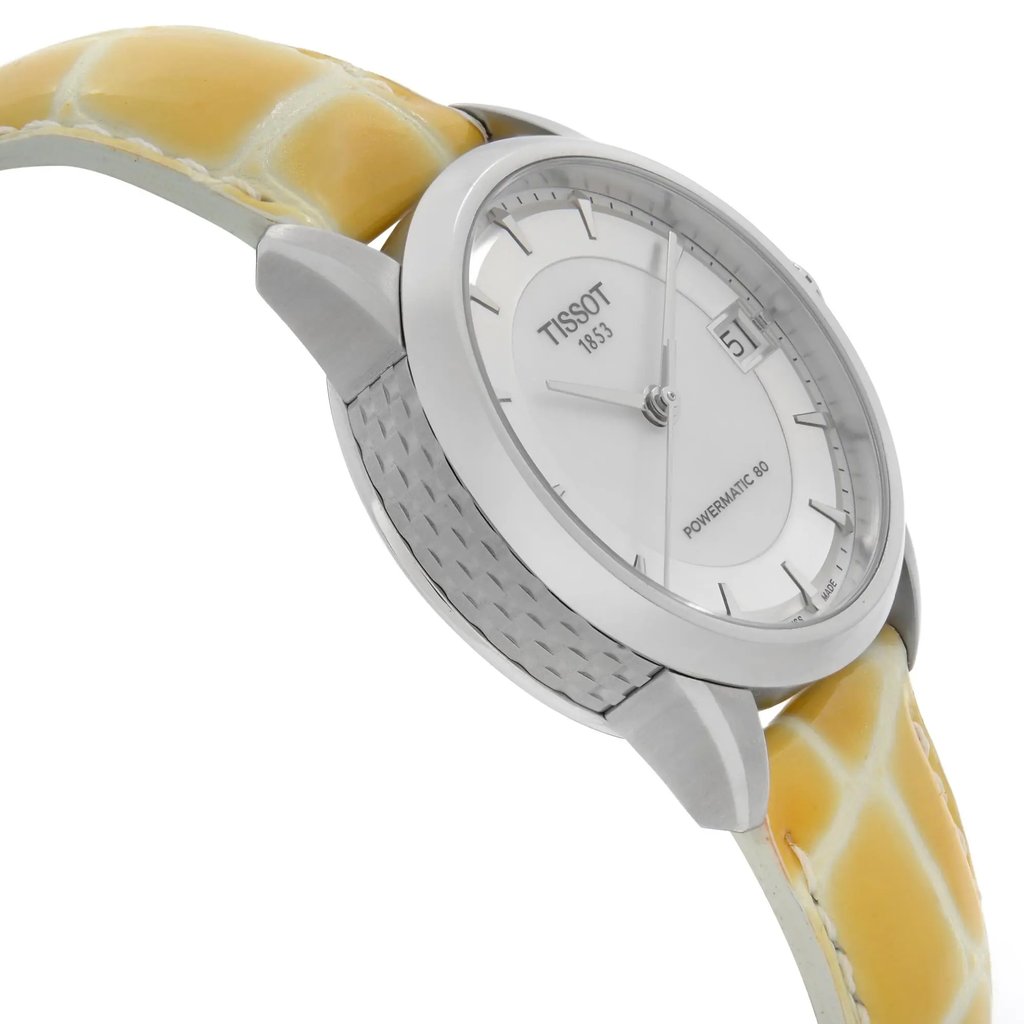 View Of Opposite Crown Facing Side Of Tissot T086.207.16.111.00 Stainless Steel Watch Pre Owned Condition
