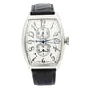 Front Full View Of Franck Muller 6850MB Stainless Steel Watch Unworn Condition {Product Condition}