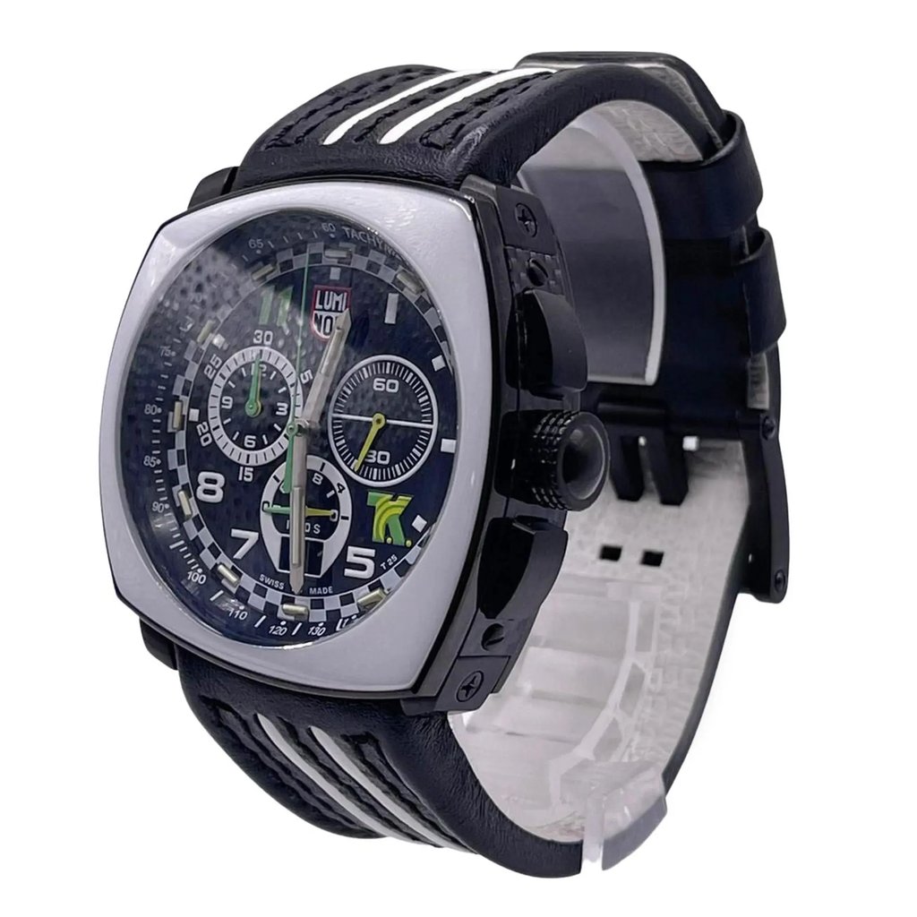 View Of Crown Facing Side Of Luminox XL.1143 Stainless Steel Watch New With Defects Condition