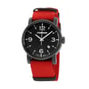 Front Full View Of Wenger 01.1041.132 Stainless Steel Watch Display Model Condition Excellent