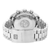 Back View Of Solid Back Case And Closed Stainless Steel Band Of Omega 3511.50.00 Watch Pre Owned Condition