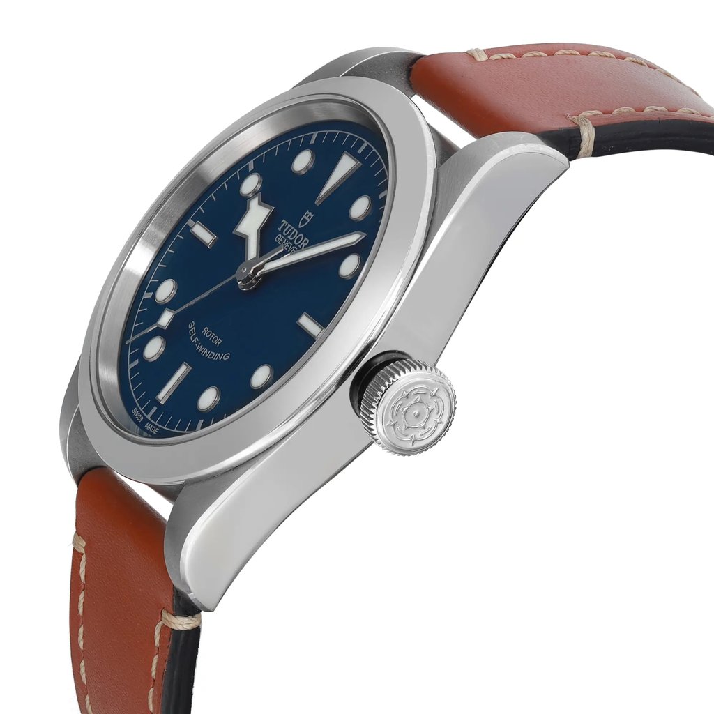 View Of Crown Facing Side Of TUDOR M79540-0005 Stainless Steel Watch Pre Owned Condition