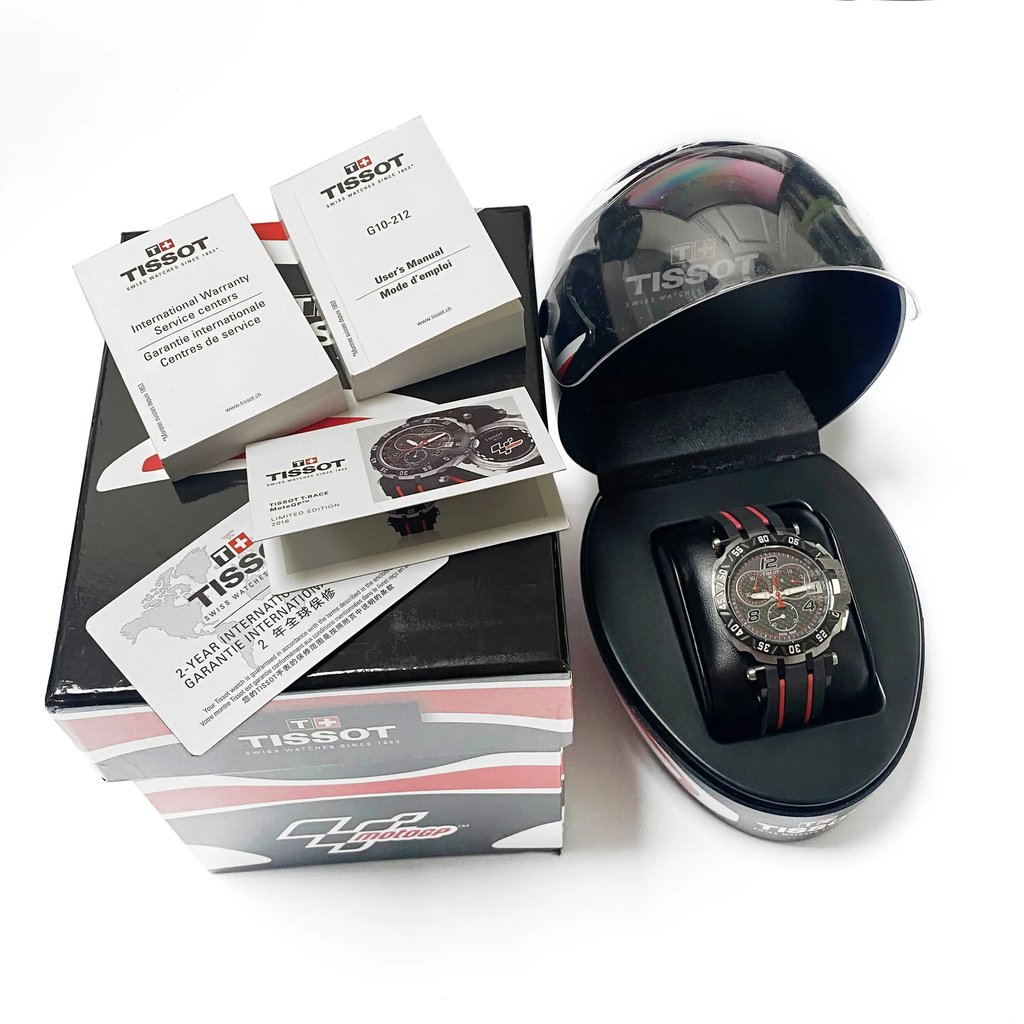  Full View Box, Documents and Tissot T092.417.27.207.00  With Watch In The Image 