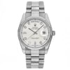 Front Full View Of Rolex 118239 White Gold Watch Pre Owned Condition Good
