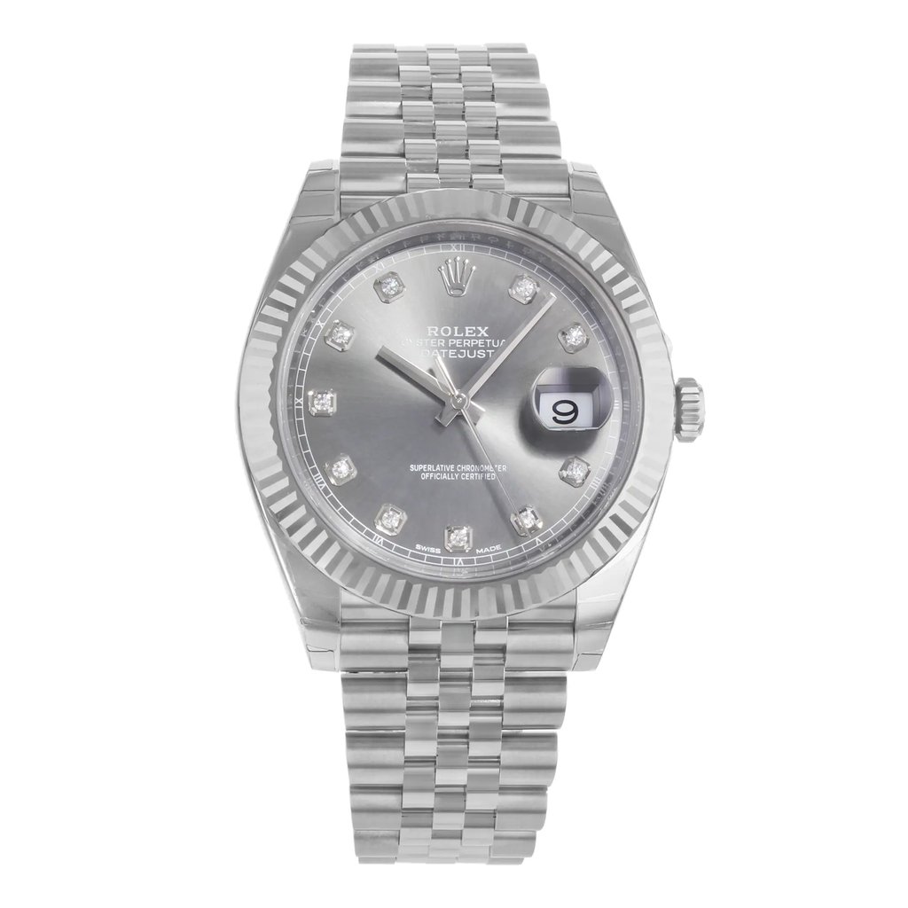 Front Full View Of Rolex 126334 Stainless Steel Watch Unworn Condition {Product Condition}