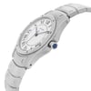 View Of Crown Facing Side Of Cartier 1920-1 Stainless Steel Watch Pre Owned Condition