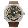 Front Full View Of SEVENFRIDAY V2/01 Stainless Steel Watch Unworn Condition {Product Condition}