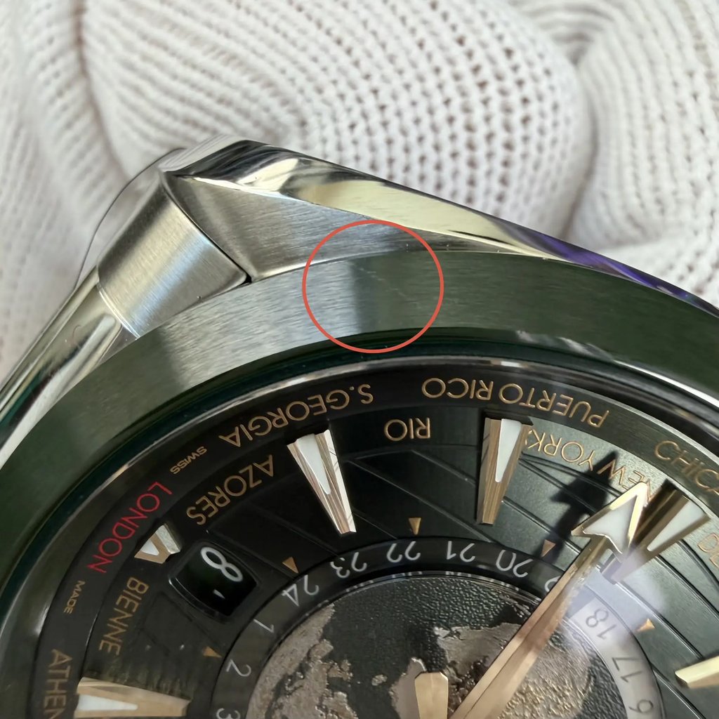 4th image of OMEGA Seamaster Aqua Terra 150M Wristwatch, NewWithDefects condition