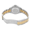 Back View Of Solid Back Case And Open Stainless and Solid Gold Band Of Rolex 11623 CH Watch Pre Owned Condition