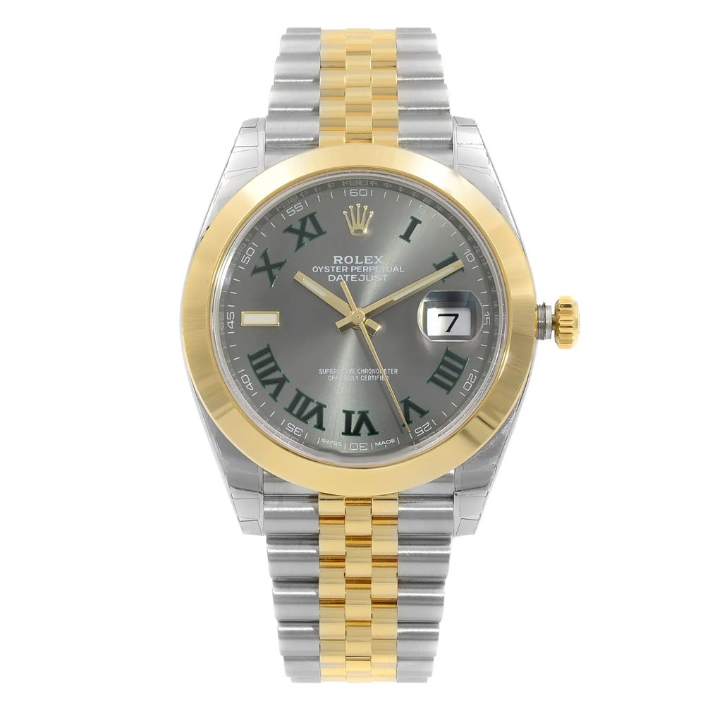 Front Full View Of Rolex m126303-0020 Stainless Steel Watch Unworn Condition {Product Condition}