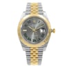 Front Full View Of Rolex m126303-0020 Stainless Steel Watch Unworn Condition {Product Condition}