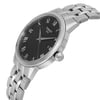 View Of Crown Facing Side Of Tissot T129.410.11.053.00 Stainless Steel Watch Display Model Condition