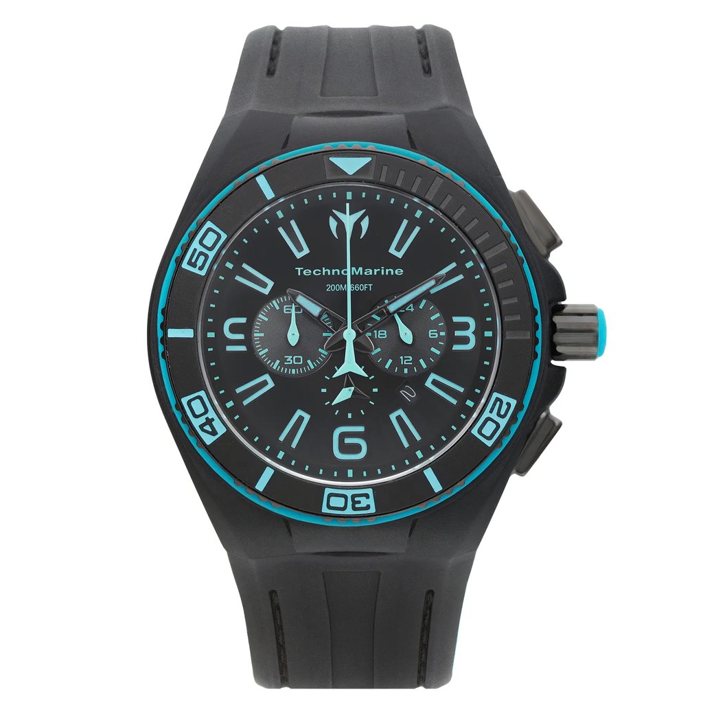 Front Full View Of TechnoMarine 112003 Stainless Steel Watch Unworn Condition {Product Condition}