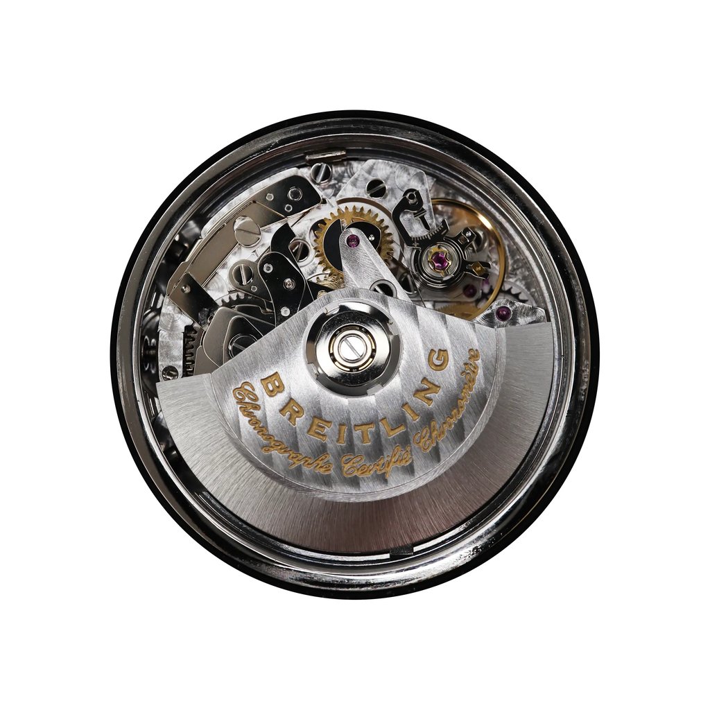 Up Close Front Facing Picture Of Breitling A1335611/B719-1CD Stainless Steel Watch Pre Owned Condition