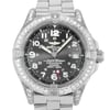 Up Close Front Facing Picture Of Breitling A17360 Stainless Steel Watch Pre Owned Condition