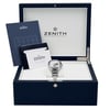  Full View Box, Documents and Zenith 03.3100.3600/69.M3100 With Watch In The Image 
