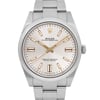 Up Close Front Facing Picture Of Rolex 124300 Stainless Steel Watch Seller Refurbished Condition