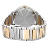 An image of a Wristwatch by Movado. This Pre Owned item is designed for Men, featuring a Casual style. It has a Quartz movement and an Analog display with a Silver dial color. The indices include 12-Hour Dial,Non-Numeric Hour Marks. The band is made of Stainless Steel and the case is made of Stainless Steel. The watch has a Round shape with a case size of 40 mm and a case thickness of 9 mm.