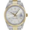 Up Close Front Facing Picture Of Rolex 15203 Stainless Steel Watch Pre Owned Condition
