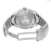 Back View Of Solid Back Case And Open Stainless Steel Band Of OMEGA 2208.50.00 Watch Pre Owned Condition