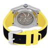 Back View Of Exhibition Back Case And Closed Silicone Band Of Noda Aero Series-1 Watch New Condition