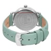 Back View Of Snap Back Case And Closed Leather Band Of COVER CO199.09 Watch Unworn Condition