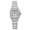 Front Full View Of Cartier 901 Stainless Steel Watch Pre Owned Condition {Product Condition}