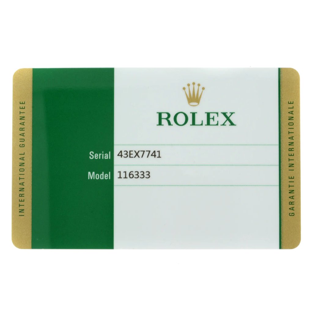 5th image of Rolex 116333 CHDO Wristwatch, Unworn condition
