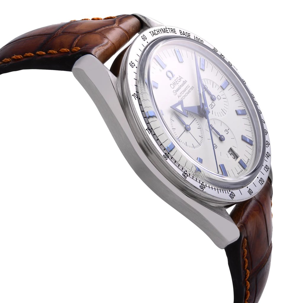 View Of Opposite Crown Facing Side Of OMEGA 3551.20.00 Stainless Steel Watch Pre Owned Condition