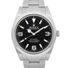 Up Close Front Facing Picture Of Rolex 214270 Stainless Steel Watch Pre Owned Condition
